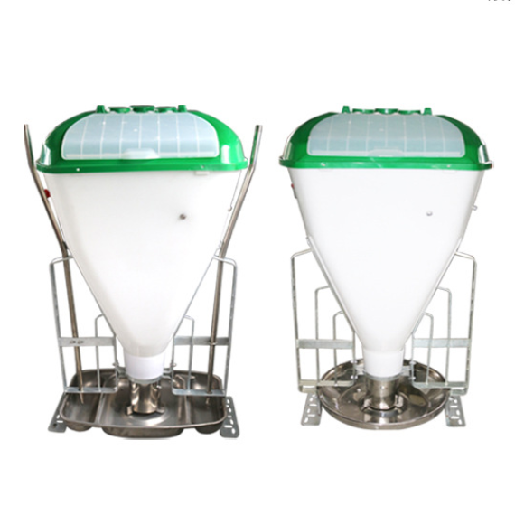 Automatic dry wet pig feeder